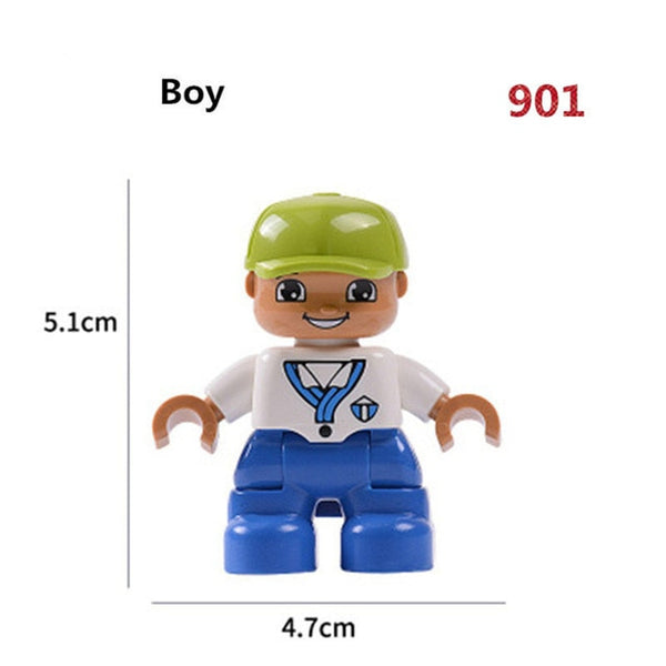 Diy Building Blocks Swing Dinosaurs Figures Animal Accessories