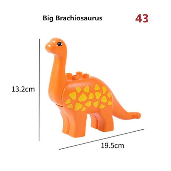 Diy Building Blocks Swing Dinosaurs Figures Animal Accessories
