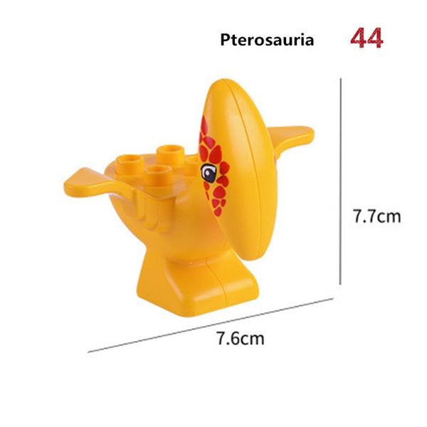 Diy Building Blocks Swing Dinosaurs Figures Animal Accessories