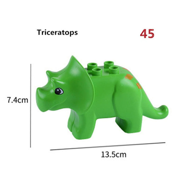 Diy Building Blocks Swing Dinosaurs Figures Animal Accessories