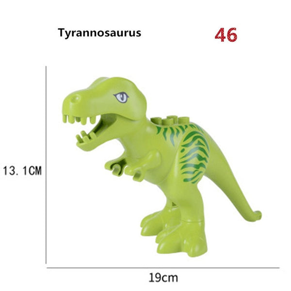 Diy Building Blocks Swing Dinosaurs Figures Animal Accessories