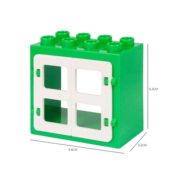 Diy Building Blocks Swing Dinosaurs Figures Animal Accessories